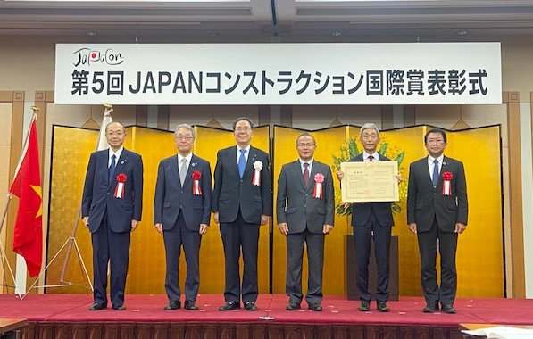 第5回 JAPANコンストラクション国際賞表彰式へ出席