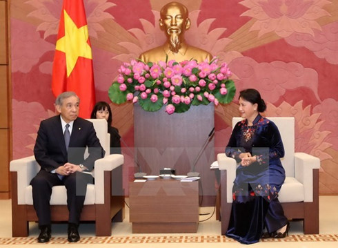 NA Vice Chairwoman receives Japanese guests