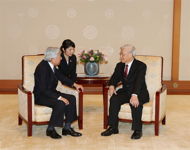 グエン・フー・チョン・ベトナム共産党書記長は、日本公式訪問