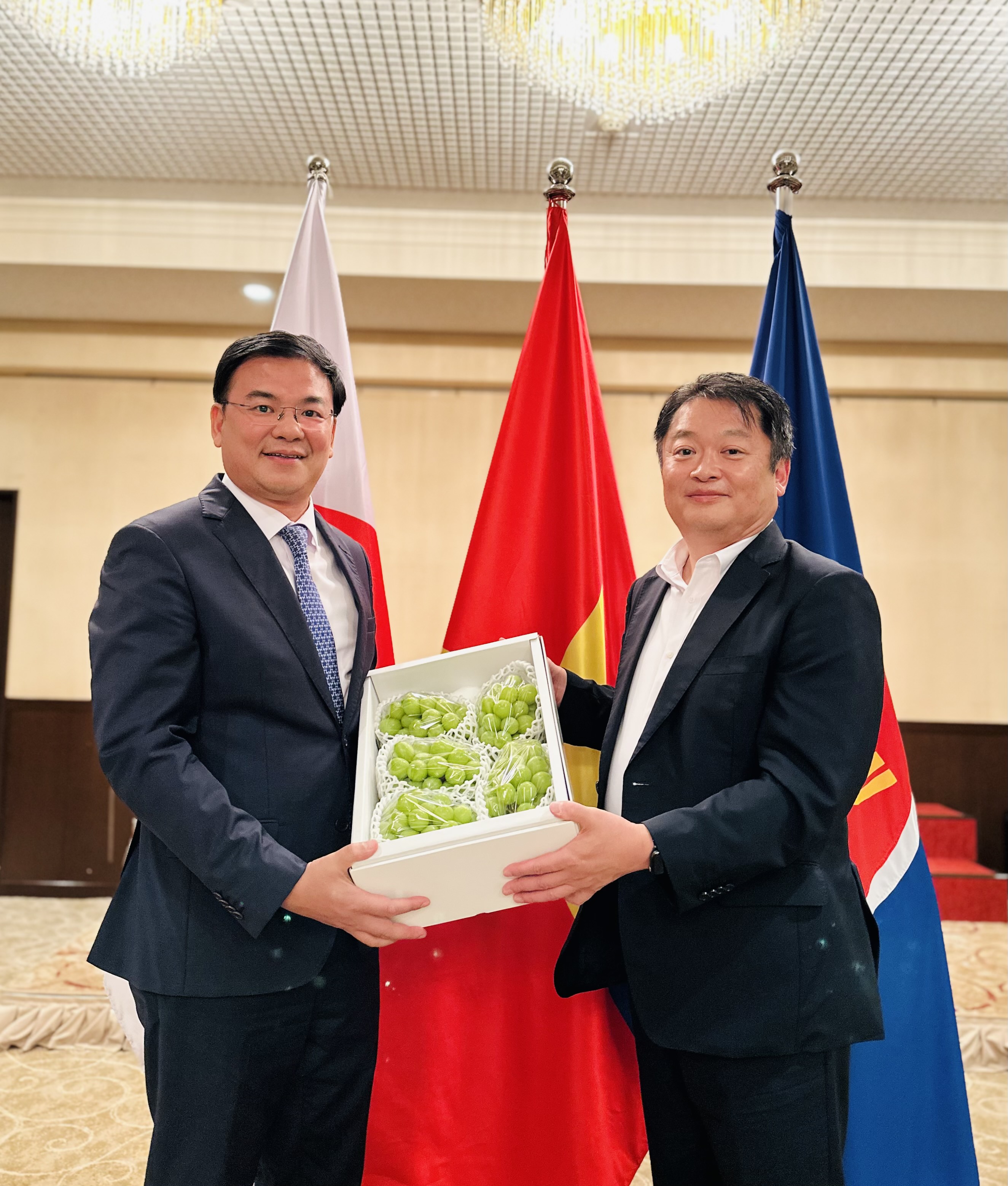 Ambassador Designate Pham Quang Hieu receives Yamanashi Prefecture Governor 