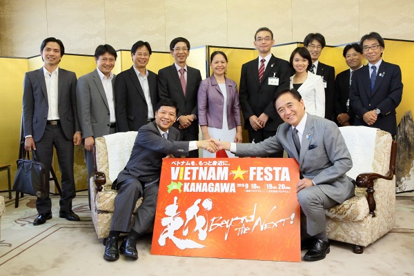 Đại sứ Nguyễn Quốc Cường thăm tỉnh Kanagawa