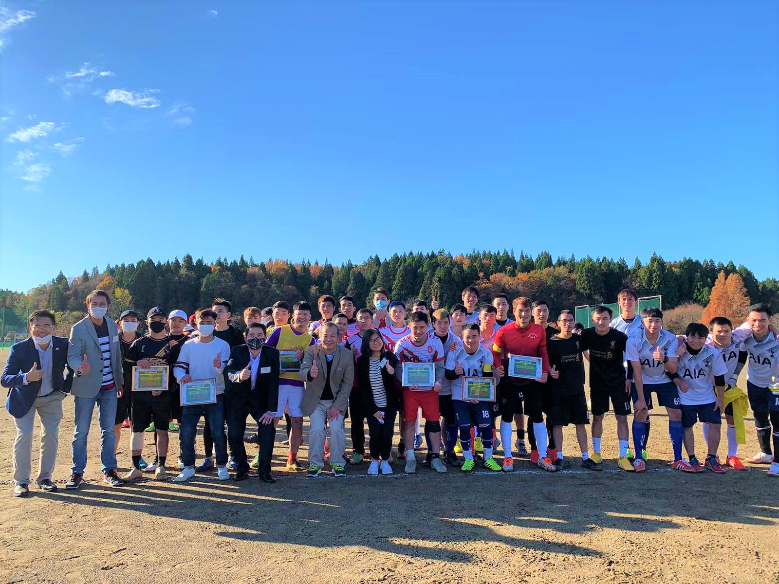 Đại sứ Vũ Hồng Nam tham dự Lễ Khai mạc giải bóng đá Kashiwazaki do hội người Việt tổ chức